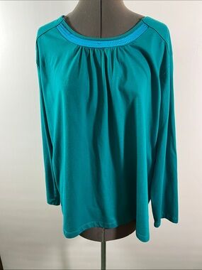 Shenanigans Top Women Size 2X Teal